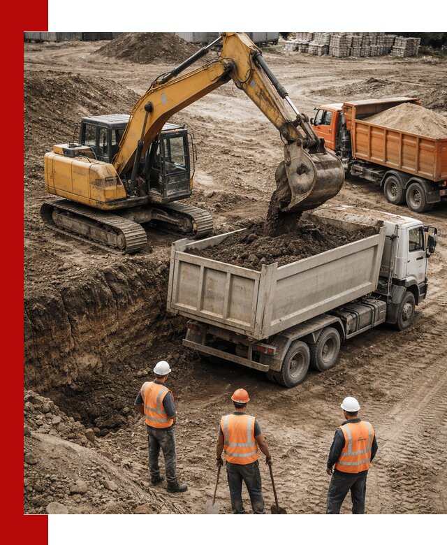 Разработка грунта для строительства и благоустройства в Батайске