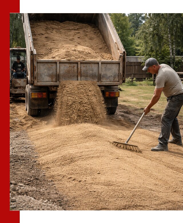 Отсыпка участка песком в Батайске быстро и качественно